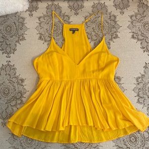 Express side- zip racerback flowy tank